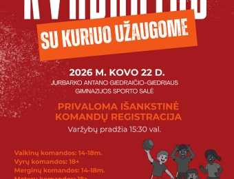Kviečiame dalyvauti kvadrato varžybose